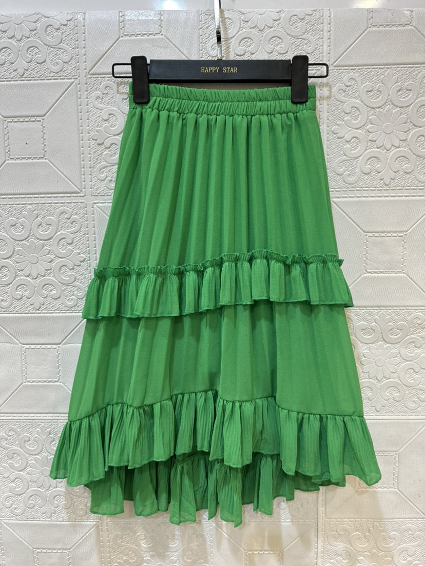 Jupe Évasée Victoria Verte pour fille (4 à 14 ans)