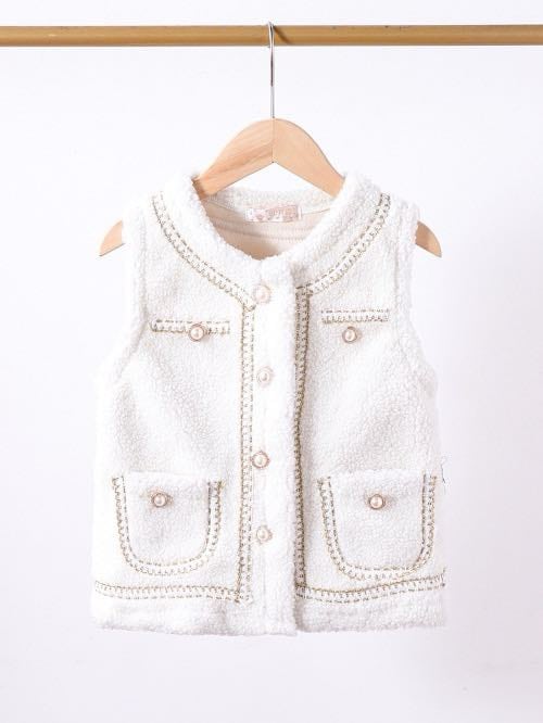 Gilet ANAYA blanc sans manche
