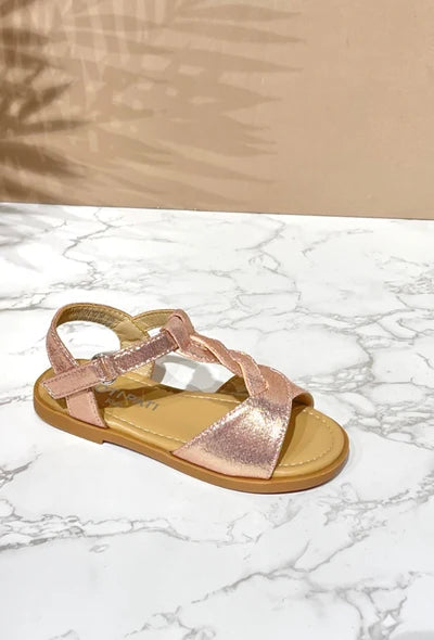 Sandales rose brillant